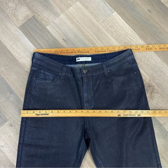 Levi’s Mid Rise Bootcut Skinny Jeans Oil Rubbed Blue 16M 33x32 - Picture 12 of 14